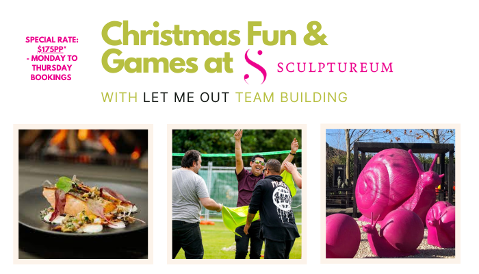 Christmas party packages at Sculptureum
